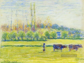 in der Nähe von eragny Camille Pissarro Ölgemälde